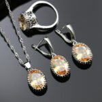 Bridal Zircon Jewelry Set with Hair Claw – Necklace Earrings Bracelet Wedding Set - Image 9