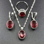 Bridal Zircon Jewelry Set with Hair Claw – Necklace Earrings Bracelet Wedding Set - Image 4