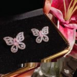 Rainbow Gemstone Jewelry Set – Vintage Floral Necklace Earrings Brooch for Women - Image 4