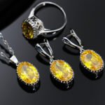 Bridal Zircon Jewelry Set with Hair Claw – Necklace Earrings Bracelet Wedding Set - Image 3