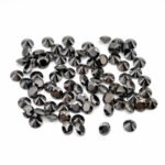 Black Moissanite Round Cut Loose Stone – VVS Eight Hearts & Arrows Diamond Alternative - Image 5