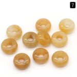 5x10mm Large Hole Stone Beads – Crystal Agate Style Abacus DIY Jewelry Beads - Image 8