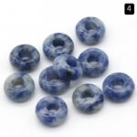 5x10mm Large Hole Stone Beads – Crystal Agate Style Abacus DIY Jewelry Beads - Image 5