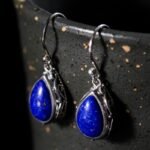 925 Silver Green Agate Drop Earrings – Thai Style Elegant Women Jewelry - Image 2