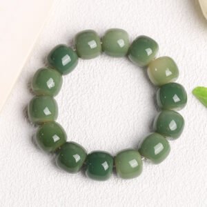 Bodhi Seed Bracelet for Women – White Jade Style Minimalist Beaded Bracelet - Image 8