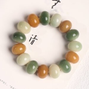 Bodhi Seed Bracelet for Women – White Jade Style Minimalist Beaded Bracelet - Image 7