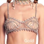 Women’s Rhinestone Chest Chain Body Jewelry – Elegant Geometric Body Chain Bra - Image 6