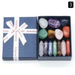 Colorful Irregular Stone Set Gift Box – Crystal Style Decorative Stones Collection - Image 4