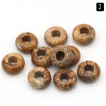 5x10mm Large Hole Stone Beads – Crystal Agate Style Abacus DIY Jewelry Beads - Image 10