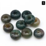 5x10mm Large Hole Stone Beads – Crystal Agate Style Abacus DIY Jewelry Beads - Image 7