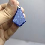 Natural Lapis Lazuli Kite Pendant 30.60ct Pyrite Afghanistan Polished - Image 9
