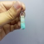 Natural Caribbean Calcite Gemstone Pendant 23.7mm with Steel Hook Gift Jewelry - Image 7