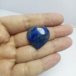 Natural Lapis Lazuli Heart Gemstone 44ct Afghanistan Origin Polished Crystal