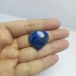 Natural Lapis Lazuli Heart 44ct Polished w/ Pyrite Afghanistan Gemstone - Image 2