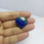 Natural Lapis Lazuli Heart 44ct Polished w/ Pyrite Afghanistan Gemstone - Image 3