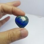 Natural Lapis Lazuli Heart 44ct Polished w/ Pyrite Afghanistan Gemstone - Image 4