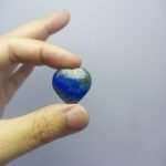 Natural Lapis Lazuli Heart 44ct Polished w/ Pyrite Afghanistan Gemstone - Image 5
