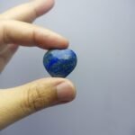 Natural Lapis Lazuli Heart 44ct Polished w/ Pyrite Afghanistan Gemstone - Image 6