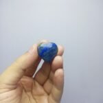 Natural Lapis Lazuli Heart 44ct Polished w/ Pyrite Afghanistan Gemstone - Image 7