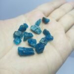 Natural Blue Apatite Rough Crystal Lot 54.5ct Afghanistan - Image 3