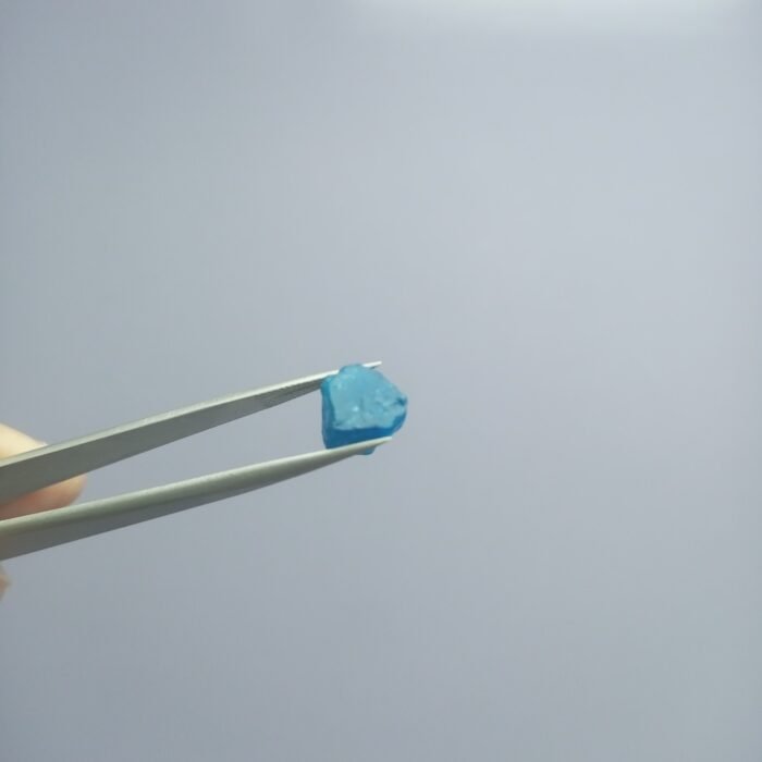 Natural Blue Apatite Rough Crystal Lot 54.5ct Afghanistan - Image 10