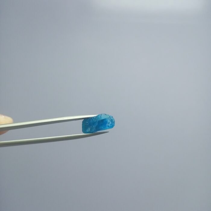 Natural Blue Apatite Rough Crystal Lot 54.5ct Afghanistan - Image 11