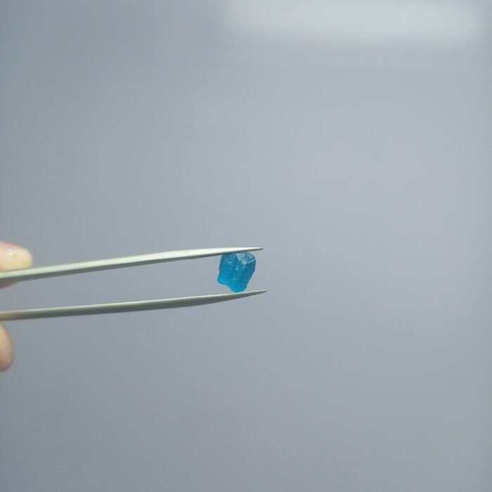 Natural Blue Apatite Rough Crystal Lot 54.5ct Afghanistan - Image 13