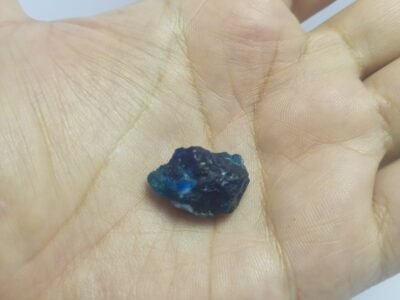 Natural Blue Hauyne Rough Crystal Afghanistan Origin Mineral Specimen Matrix