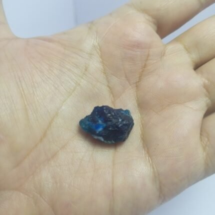 Natural Blue Hauyne Rough Crystal Afghanistan Origin Mineral Specimen Matrix