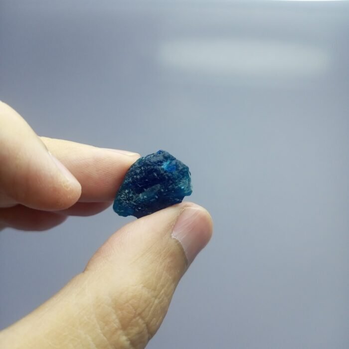 Natural Blue Hauyne Rough Crystal 19.80ct Afghanistan Specimen - Image 6