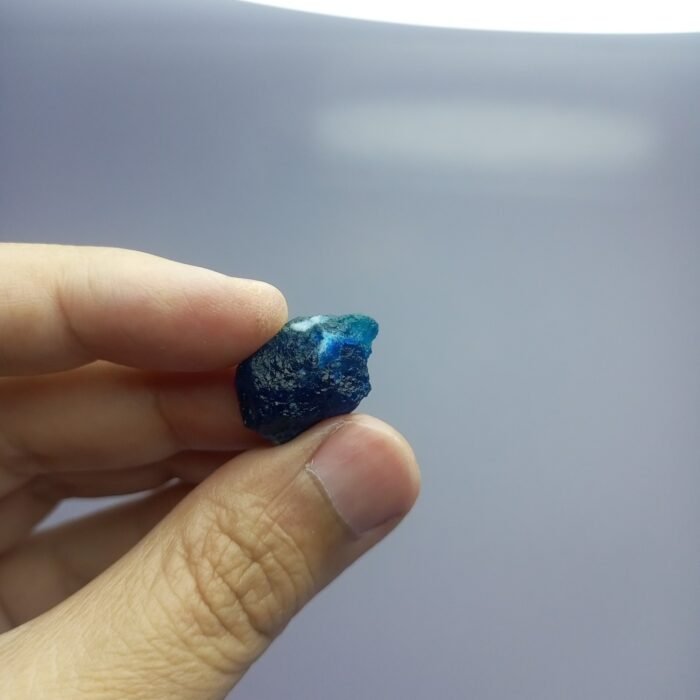 Natural Blue Hauyne Rough Crystal 19.80ct Afghanistan Specimen - Image 8