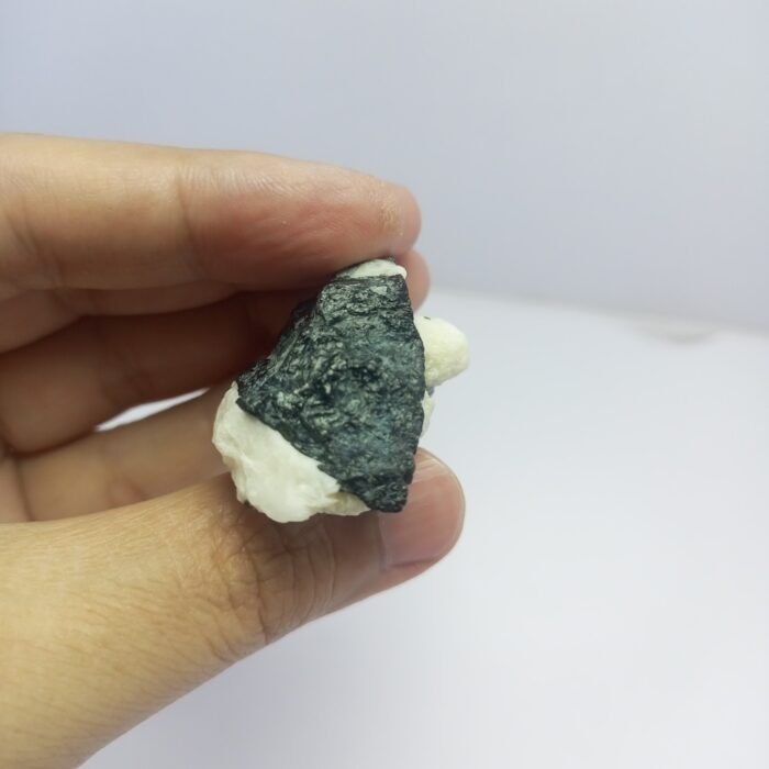 Natural Black Tourmaline Specimen 220.60ct Pakistan Crystal Matrix - Image 12