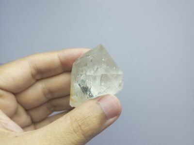 Natural Tourmaline Included Quartz Crystal Pakistan Origin Black Schorl Inclusions Specimen