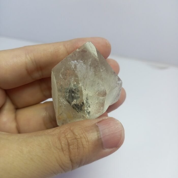 Natural Quartz with Black Tourmaline Specimen 264ct Pakistan - Image 2
