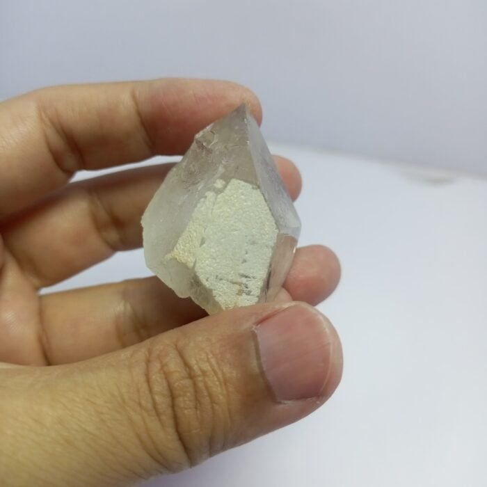 Natural Quartz with Black Tourmaline Specimen 264ct Pakistan - Image 6