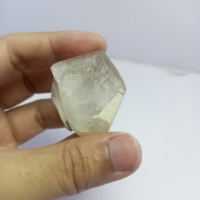 Natural Quartz with Black Tourmaline Specimen 264ct Pakistan - Image 7