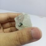 Natural Quartz with Black Tourmaline Specimen 264ct Pakistan - Image 9