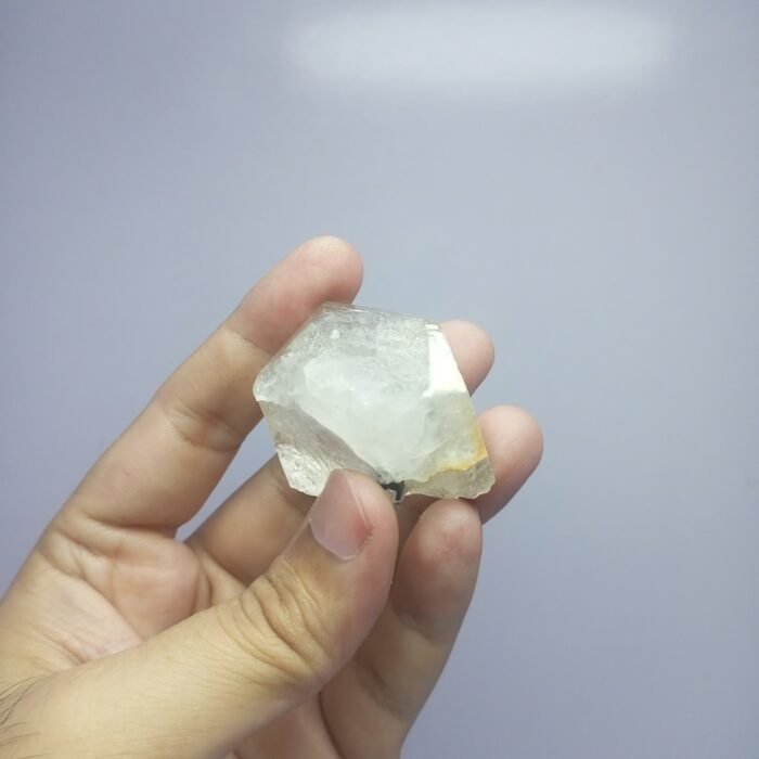 Natural Quartz with Black Tourmaline Specimen 264ct Pakistan - Image 16