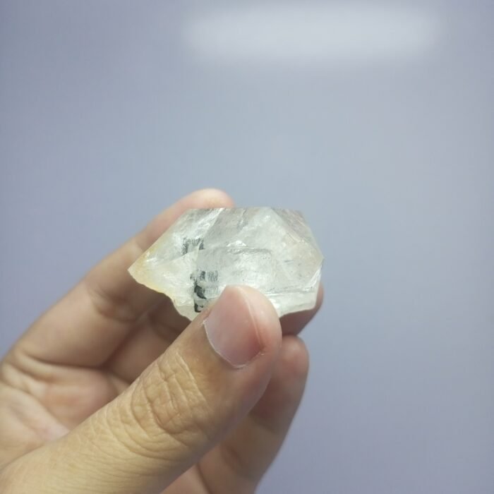 Natural Quartz with Black Tourmaline Specimen 264ct Pakistan - Image 18
