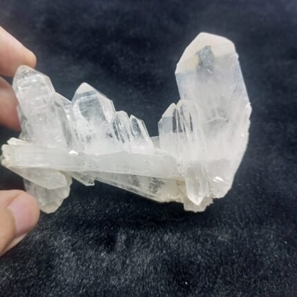 Natural Quartz Crystal Cluster Specimen Pakistan Origin Clear Tower Formation