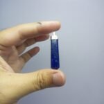 Natural Lapis Lazuli Pendant 925 Silver Pyrite Inclusions 33.80ct - Image 8