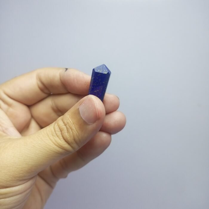 Natural Lapis Lazuli Pendant 925 Silver Pyrite Inclusions 33.80ct - Image 13