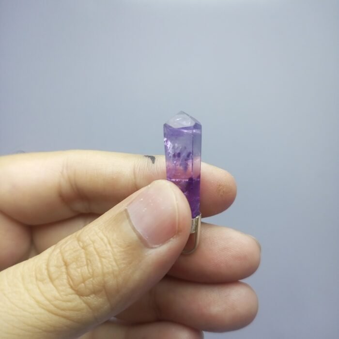 Natural Amethyst Pendant 925 Sterling Silver Handmade 24.15ct - Image 9