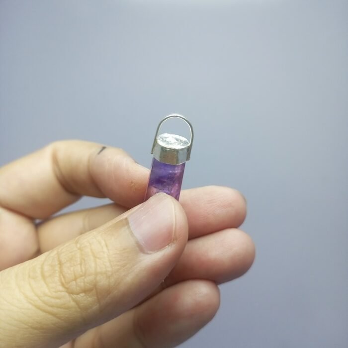Natural Amethyst Pendant 925 Sterling Silver Handmade 24.15ct - Image 10