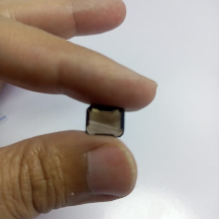 4.65ct Natural Smoky Quartz Emerald Cut Loose Gem Pakistan - Image 3