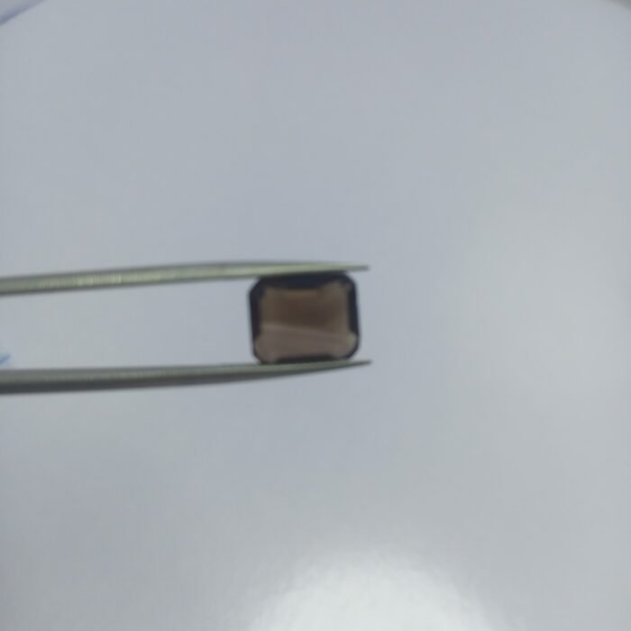 4.65ct Natural Smoky Quartz Emerald Cut Loose Gem Pakistan - Image 4