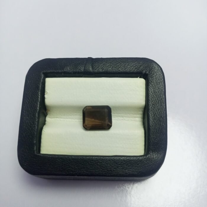 4.65ct Natural Smoky Quartz Emerald Cut Loose Gem Pakistan - Image 5