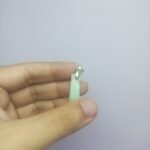 Natural Amazonite Pendant Steel Hook Green Gemstone 39.30ct Pakistan - Image 11