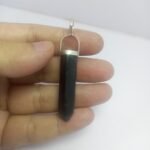 Natural Black Serpentine Pendant 925 Sterling Silver 50.20ct Pakistan - Image 3