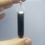 Natural Black Serpentine Pendant 925 Sterling Silver 50.20ct Pakistan - Image 5